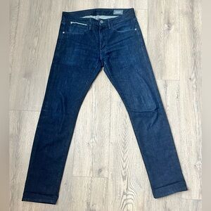 Bonobos Jeans Mens 31 Blue Distressed Slim Fit Slim Stretch Denim Pants FLAW